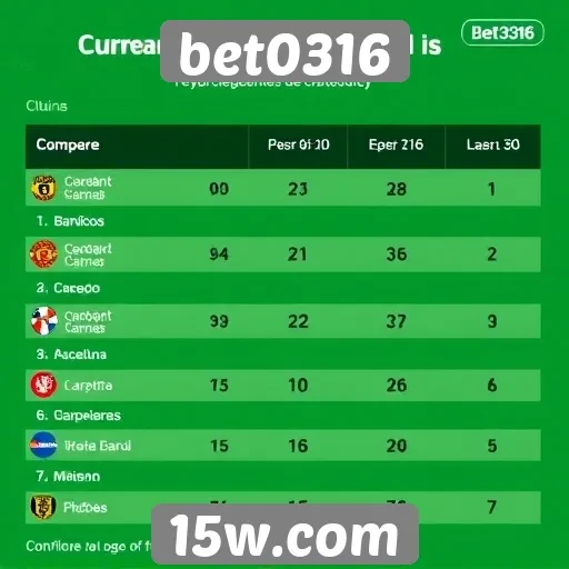 Comparação entre odds no bet0316 e concorrentes