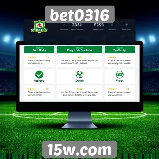 Avaliação de recursos do site bet0316